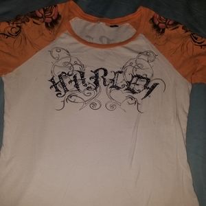 Harley Davidson 1/2 sleeve tee